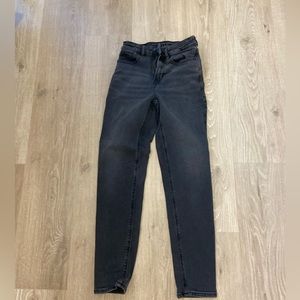 Black American eagle stretch skinny jeans